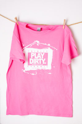 Azalea with White Logo Play Dirty T-Shirt