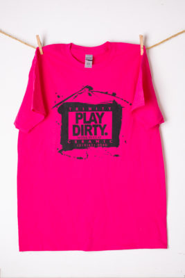 Helconia with Black Logo Play Dirty T-Shirt