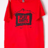 Red with Black Logo Play Dirty T-Shirt