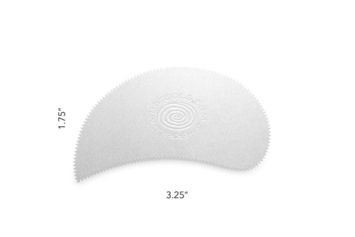 Stainless Steel Rib - P18 (Serrated Paisley)