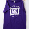Purple White Logo Play Dirty T-Shirt